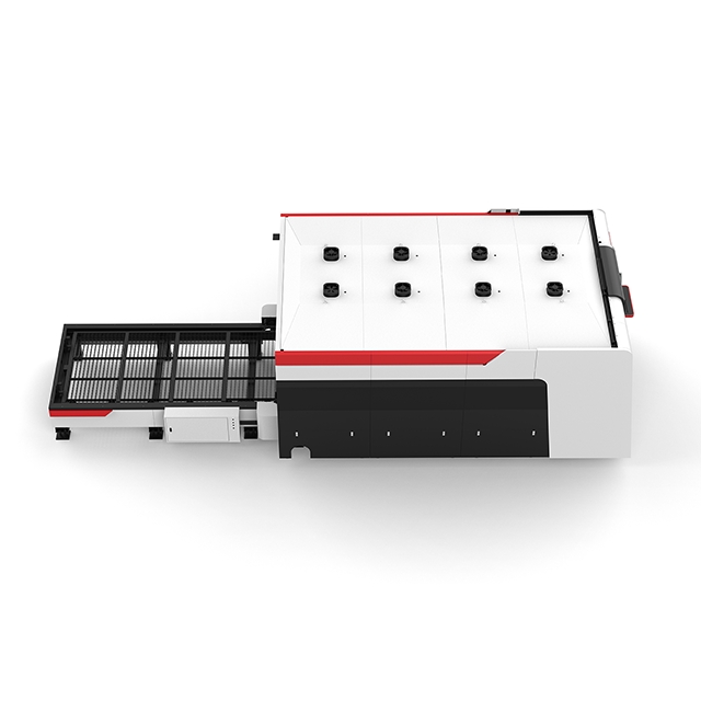 Máquina de corte láser de mesa de intercambio de tipo cerrado