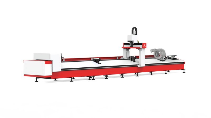Máquina de cortar láser de tubo de pórtico