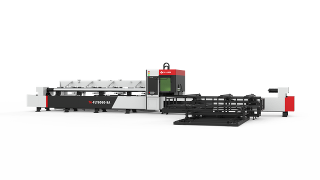 Máquina de corte con láser de tubo de ocho ejes